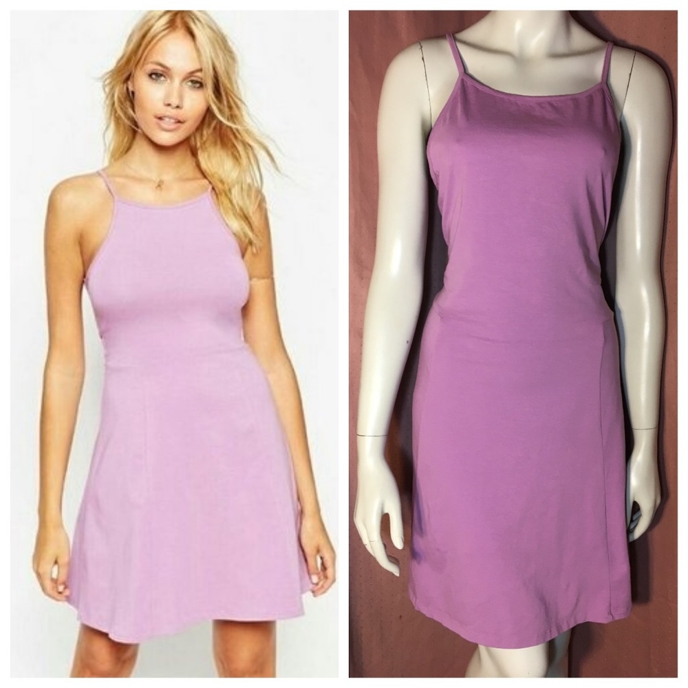 ⭐️HOST PIC⭐️ASOS Lilac Halter 90s Dress Plus Size